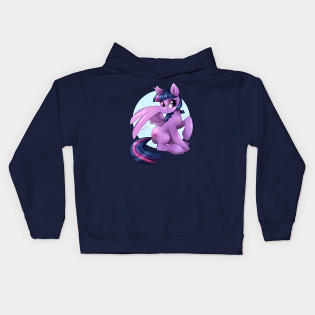 Royally purple Kids Hoodie by Gekroent